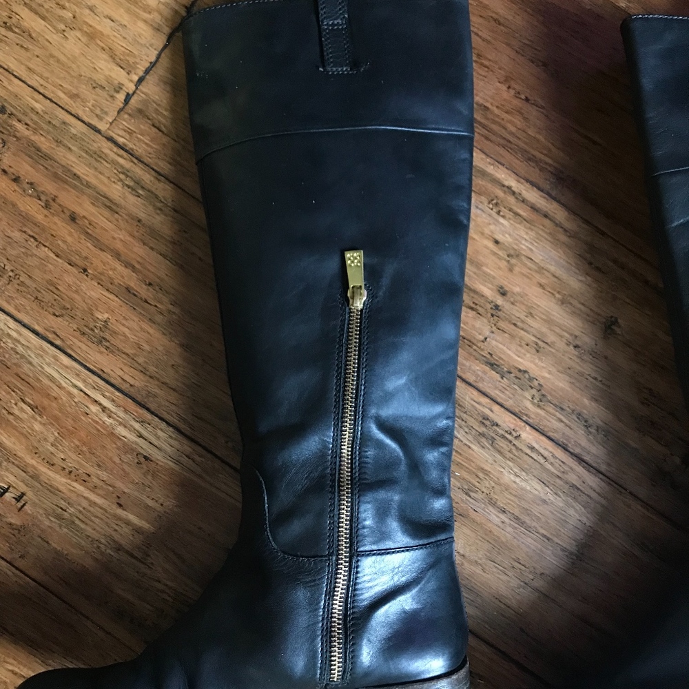 COACH MARTTA Black Leather Boots - Picture 5 of 8